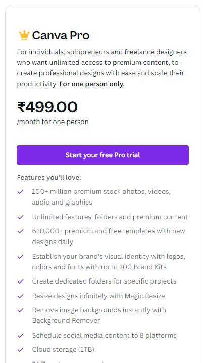 How Much Does Canva Pro Cost In India Web Design Tutorials And Guides