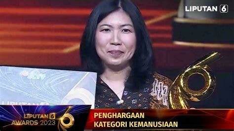 Devi Sumarno Peraih Penghargaan Kategori Kemanusiaan Liputan 6 Awards