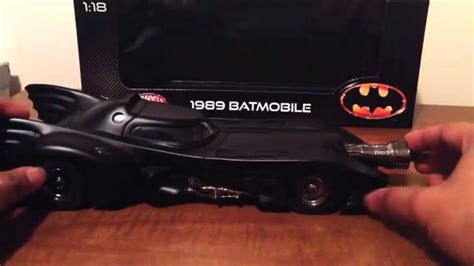 Hot Wheels 1989 Batmobile 1 18 Scale Review Youtube