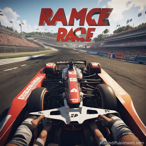 game title screen  racing menu stable diffusion