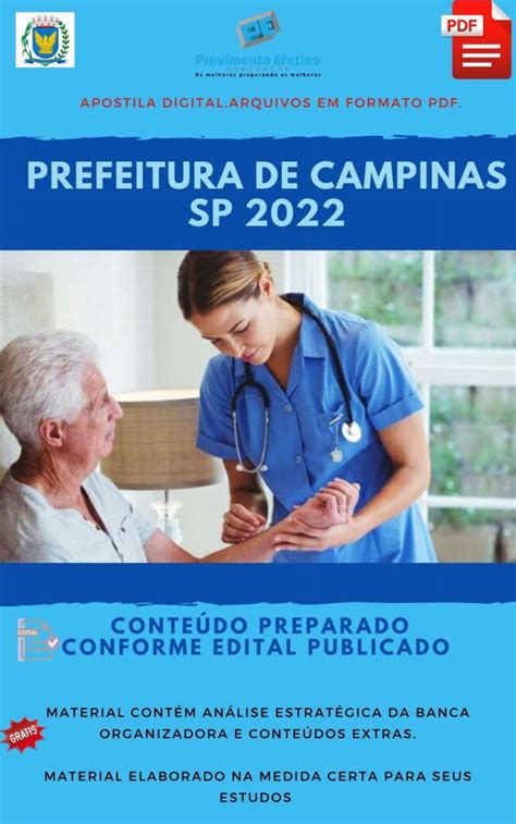 Provimento Efetivo Concursos Apostila Prefeitura Campinas Sp T Cnico