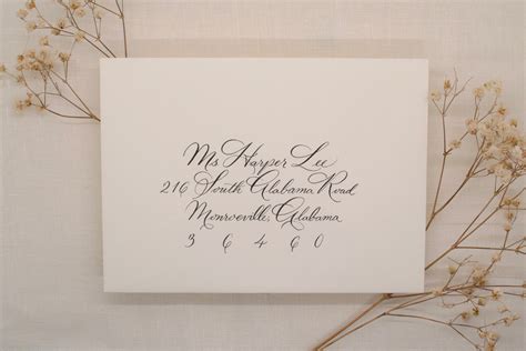 Custom Calligraphy Envelopes Perfect for Wedding, Holiday, and Party ...