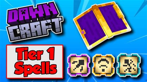 DawnCraft Ars Nouveau Spells Tier 1 Early Game - YouTube