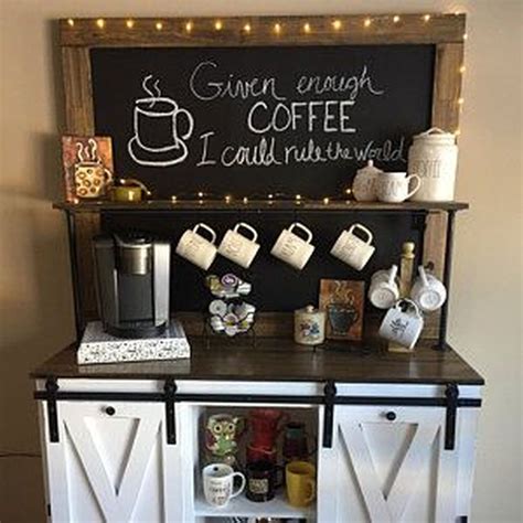 Stunning Diy Mini Coffee Bar Design Ideas For Your Home Coffee Bar