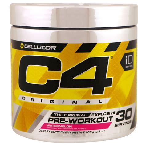 Cellucor C4 Original Explosive Pre Workout Watermelon 63 Oz 180 G