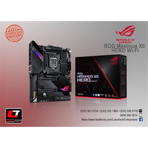 ASUS ROG Maximus XII HERO Wi Fi Gaming Motherboard Shopee Philippines