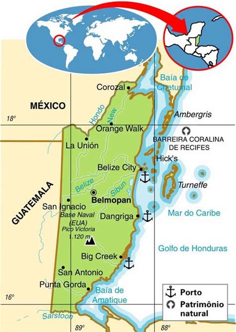 Belize Aspectos Geogr Ficos E Socioecon Micos Do Belize