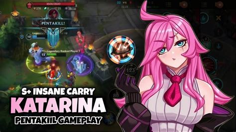 Wild Rift Katarina Pentakiil Gameplay Wild Rift Katarina Build