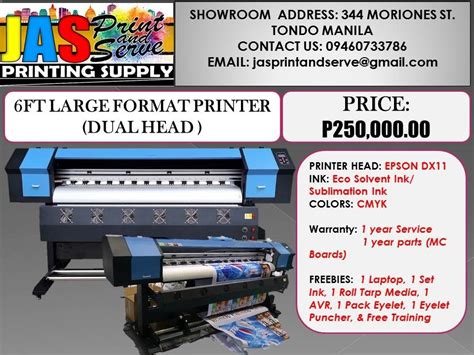 Ft Sublimation Printer Machine Dual Head Dx Computers Tech