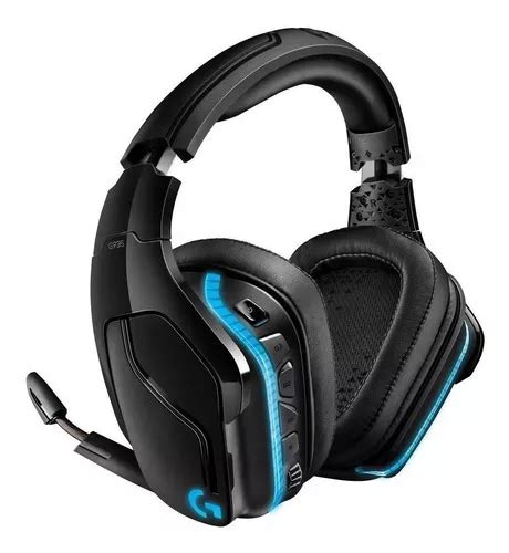 Fone De Ouvido Gamer G935 7 1 Dolby Surround Sem Fio Preto E Azul