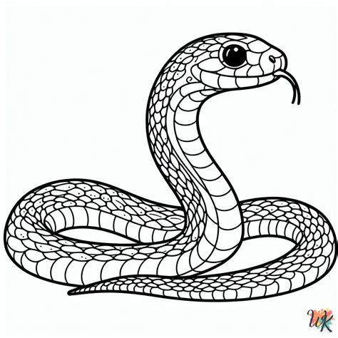 148 Dibujos Para Colorear Serpiente Colorear Para Niños