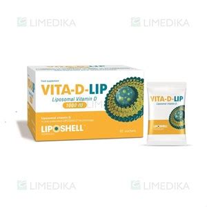 VITA D LIP 1000 Liposominis Vitaminas D 1000 TV 5 Ml 30 Vnt Limedika