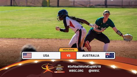 Highlights Game 6 USA Vs Australia 2024 WBSC U 18 Women S Softball