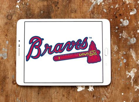 Atlanta Braves Baseball Team Logo Editorial Stock Photo Image Of Area