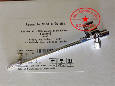 Reusable Stainless Steel Biopsy Needle Bracket Needle Guide For