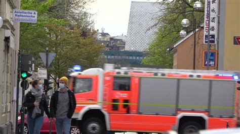 Löscheinheit mit FwA UVA FW 1 GW Mess FW 3 BF Bonn mit