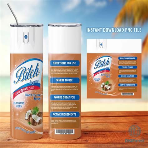 Bitch Spray Bitch Be Gone Coconut Elimantes Hoes Crisp Fuck Off Scent Bitch Spray