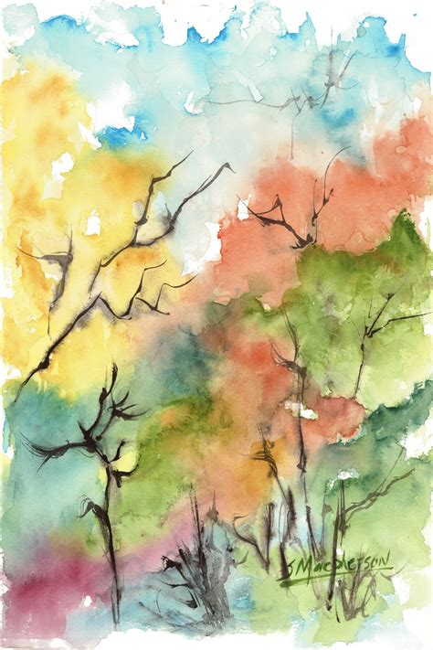 Carnival Of Color — Shawn Watercolor Art Original Watercolor