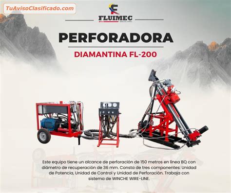 Diamantina Fl Perforadora Mineria Mina Peru Otros Va