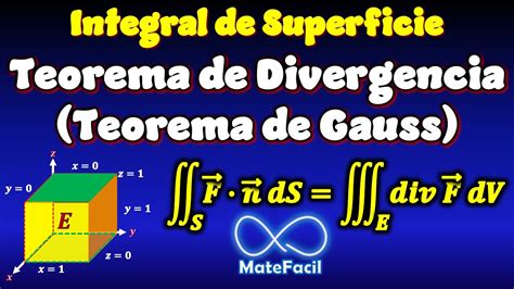 Teorema De La Divergencia O Teorema De Gauss Ejemplo Resuelto Youtube