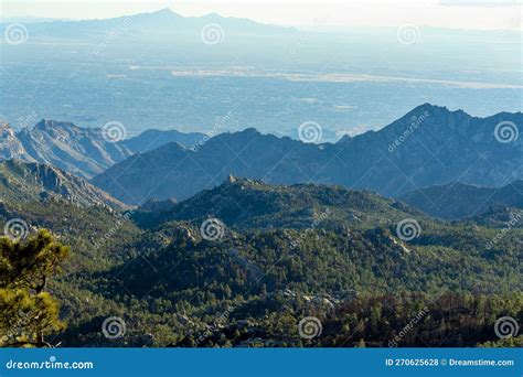 Rolling Ridge Hills In The Cliffs Of Arizona Wilderness In Dry Season