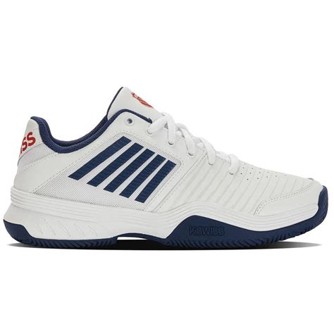K Swiss Mens Court Express Hb Tennis Shoes Whiteblue Opal