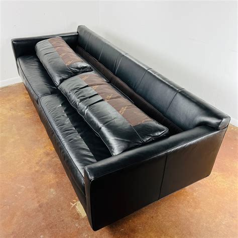 Mitchell Gold Bob Williams Hunter Leather Sofa At 1stdibs