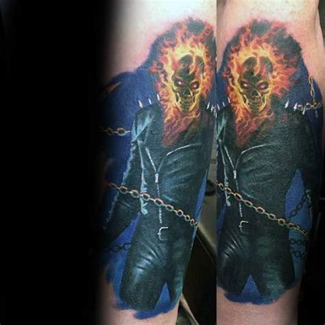 Amazing Ghost Rider Tattoo Designs For Men