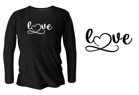 Love T Shirt Design With Vector 14859023 Vector Art At Vecteezy