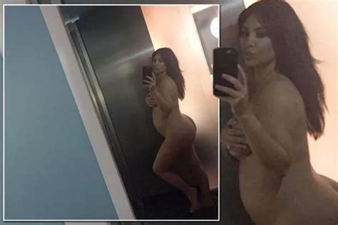 Naked Pregnant Selfies Show Kim Kardashian Isn T The Only One Proud Of Her Baby Bump Irish