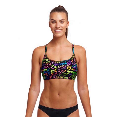 Funkita Sports Love Funky Bikini Top Multicolor Swiminn