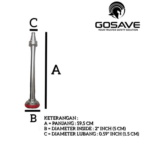 Jual Jet Nozzle Machino Pemadam Alumunium Inch Fire Hydrant Hose In