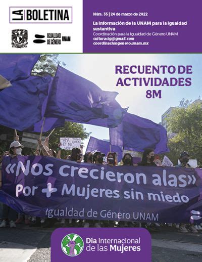 La Boletina Coordinación Para La Igualdad De Género Unam