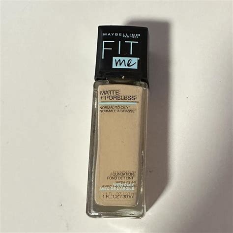 maybelline fit me foundation matte and poreless... - Depop