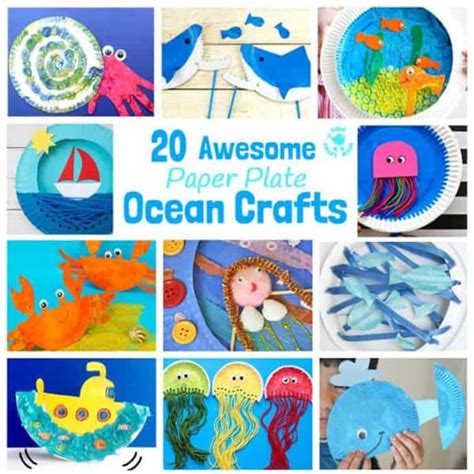 20 Awesome Paper Plate Ocean Crafts Kids Craft Room