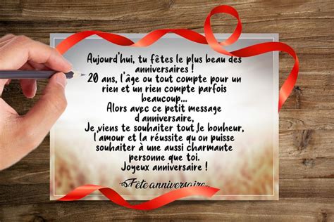 Textes Anniversaire Ans Texte D Anniversaire Pour Souhaiter Les