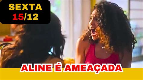 TERRA E PAIXÃO NO RESUMO DE NOVELAS DE HOJE quinta 15 12 Cap Aline