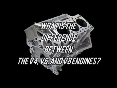 What Is The Difference Between The V V And V Engines Youtube