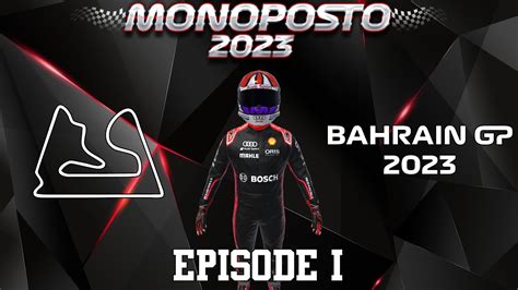 F1 Career Mode Monoposto 2023 Championship Mode Episode 1 YouTube