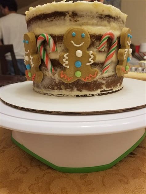 Ginger Bread Naked Cake With Lemon Cream Cheese Frosting Lemon Cream