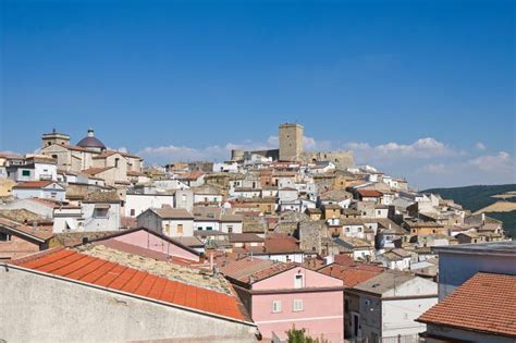 Panoramic View Of Deliceto Puglia Italy Stock Photo Image Of