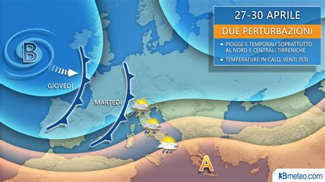 Meteo Nuova Settimana Due Perturbazioni Con Piogge E Temporali