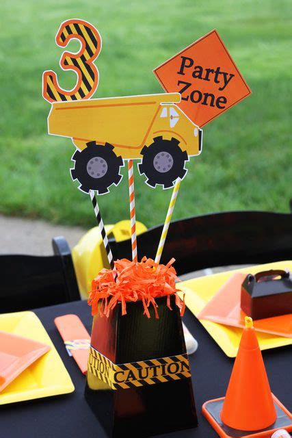 Haydens Construction Zone Birthday Dump Truck