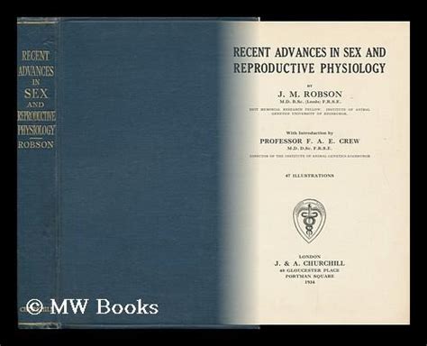 Recent Advances In Sex And Reproductive Physiology With Introduction