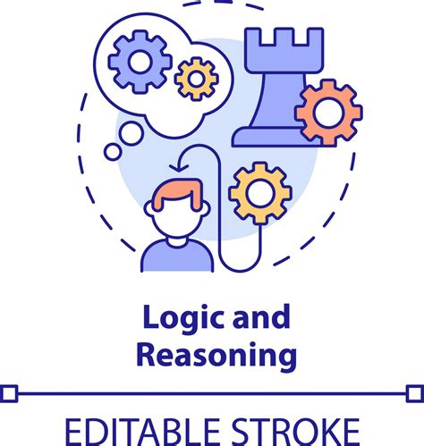 Logic And Reasoning Concept Icon Life Skills Abstract Idea Thin Line