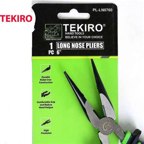 Jual Tang Lancip 6 Tekiro Pl Ln0760 Tang Cucut Long Nose Pliers 6