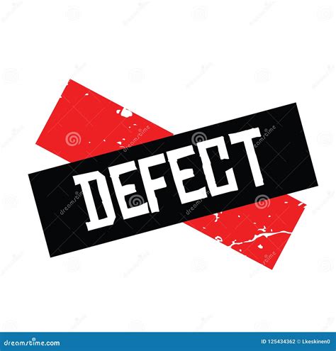 Defect Stamp On White Stock Vector Illustration Of Control 125434362