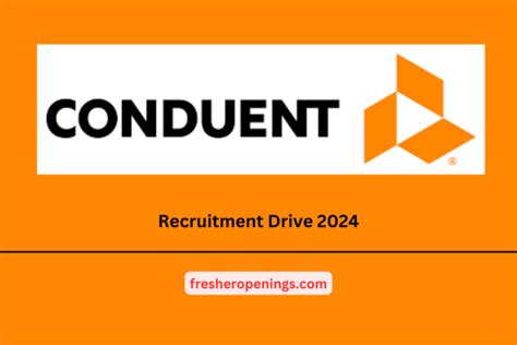 Conduent Off Campus 2024 Hiring Freshers Salary Up To 8 LPA