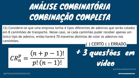Questões De Analise Combinatoria