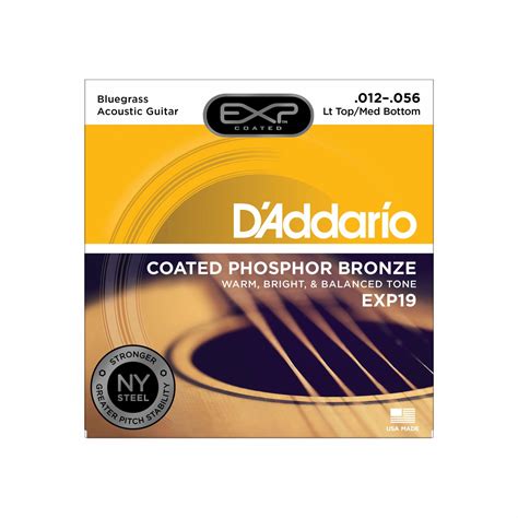 Daddario Exp Coated Phosphor Bronze Guitar Strings Southwest Strings